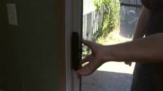 How to open a locked sliding glass door [upl. by Emmi679]