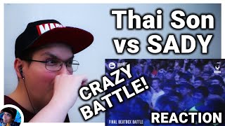 Thai Son vs SADY  Asia Beatbox Championship 2017 FINAL  Loopstation Beatbox Battle REACTION [upl. by Ayian]