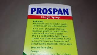 Prospan cough syrup [upl. by Htiderem]