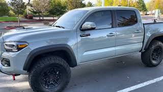 Tacoma Trd Pro on 33s with no lift  360 walk around [upl. by Carter]