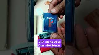 Big size Self inking Bank Dater making tutorial trodat bank youtubeshorts [upl. by Nagap]