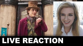 Wonka Trailer REACTION  2023 Timothee Chalamet [upl. by Klusek]