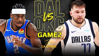 Dallas Mavericks vs OKC Thunder Game 2 Full Highlights  2024 WCSF  FreeDawkins [upl. by Hopfinger]