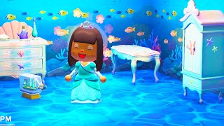 Starting My Mermaid Room Summer Update Animal Crossing New Horizons Game Video [upl. by Laertnom406]