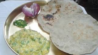 pithla bhakri traditional recipe with Ashwini [upl. by Etolas640]