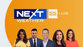 STORM WATCH NEXT WEATHER ON KCAL NEWS MORNINGS [upl. by Ecinaj]