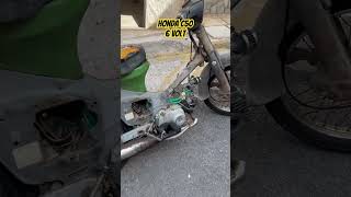 Honda c50 working again after 20 years hondamotorcycle c50 restoration [upl. by Atsirc]