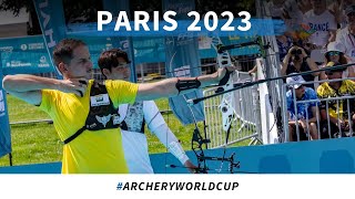 Lee Woo Seok v Marcus DAlmeida – recurve men Semifinal 1  Paris 2023 World Cup S4 [upl. by Balcer421]