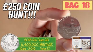 Epic £250 50p Coin Hunt Can We Find Hidden And Rare Gems [upl. by Betty919]