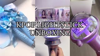 KPOP Lightstick Unboxing  Ticktok Compilation  Part 1 [upl. by Nitsej]