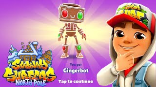 SUBWAY SURFERS NORTH POLE 2021CHRISTMAS EDITION UNLOCKING GINGERBOT [upl. by Ilaw]