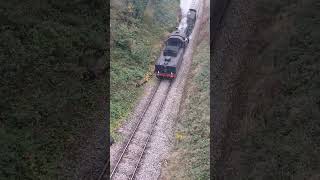 East Somerset Railway on 9th October 2024 With BR 46447 Climbing Mendip Bank By Bridge Part 12 🌉👍🙂🚂 [upl. by Moe245]