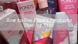 9 Steps Ponds Skin Care Routine  Day Time Skin Care Routine [upl. by Andrey690]