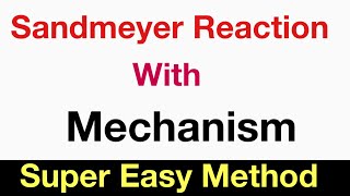 Sandmeyer Reaction with Mechanism  Class 12  NEET amp JEE Organic Chemistry [upl. by Nylynnej]