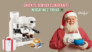 Gør Julen Ekstra Smagfuld med Vores Deluxe Espressomaskine ☕ [upl. by Rikki568]