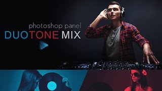 DuoTone Mix panel for Adobe Photoshop [upl. by Tekcirk]