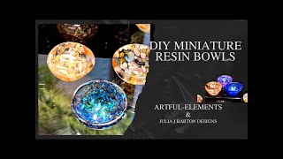 DIY Miniature Resin Bowls [upl. by Sanoj]