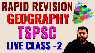 GEOGRAPHY Class 2  TSPSC Rapid Revision  2024 Updates  by Narasimha Sir [upl. by Led69]