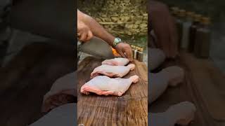 food cooking outdoorcooking chicken camping cooking chikan [upl. by Hudson]