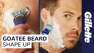 How to Trim Your Goatee at Home  Gillette Shorts [upl. by Ojimmas]