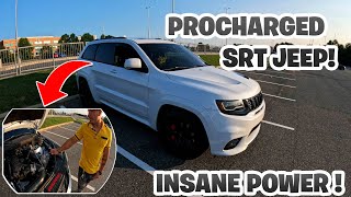 This Stage 3 Procharged Jeep SRT is INSANE Full Review [upl. by Eidde]