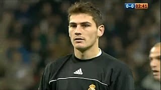 Iker Casillas Vs Recreativo de Huelva Home 200203 [upl. by Leiruh846]