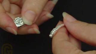 How to add charms to a Pandora Bracelet [upl. by Reseta]