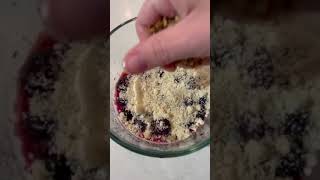 Healthy Blueberry Cobbler with NutraMedix Stevia 🫐 [upl. by Emmons]