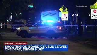 Passenger killed CTA bus driver shot in Bronzeville Chicago police say [upl. by Cirre]