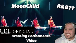 MOONCHILD  quotWarningquot Official Performance Video Reaction [upl. by Etnohs]