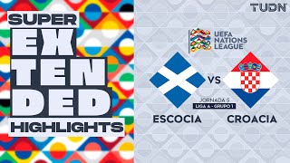 SUPER EXTENDED HIGHLIGHTS  Escocia vs Croacia  UEFA Nations League 2024  TUDN [upl. by Piks911]