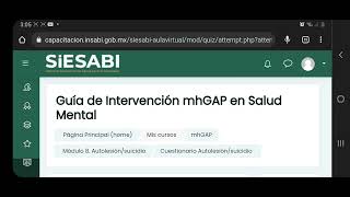 Módulo 8 Autolesión Suicidio Plataforma INSABI [upl. by Westberg]