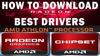 How to Downloads AMD Radeon Graphics drivers  AMD Athlon 200Ge  Official SIte AMD [upl. by Elfrida393]