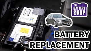 MercedesBenz S550  New Battery Install [upl. by Mallissa]