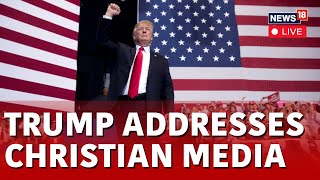 Trump Speech LIVE  Donald Trump Addresses Christian Media In Nashville LIVE  Trump Rally  N18L [upl. by Notgnimer]