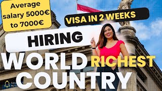 How to Get Jobs in Luxembourg  Luxembourg Work Visa High Salary  English Jobs  Visa in 5 days [upl. by Adalheid]