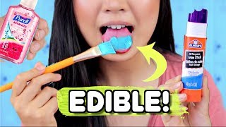 DIY EDIBLE SCHOOL SUPPLIES  Weird Pranks for School  JENerationDIY [upl. by Nij]