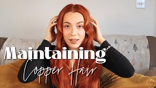 Maintaing CopperRed Hair Preventing fade amp keeping it healthy [upl. by Jae]