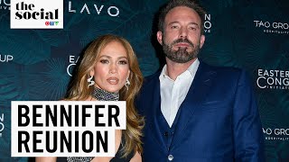 Ben Affleck and Jennifer Lopez Reunite  The Social [upl. by Kathye]