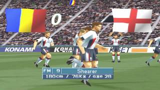 Winning Eleven 3 Final Version English  England 98 vs Romania 98 [upl. by Duong]