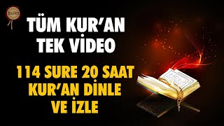 20 Saat Kuran Dinle  Tüm Kuran Tek Video  30 Cüz Kuranı Kerim Hatim  fussilet Kuran Merkezi [upl. by Nesahc123]