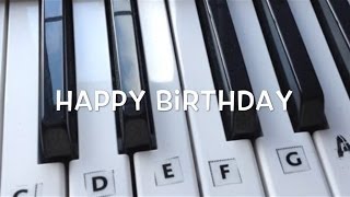 Happy Birthday on the Keyboard  Piano [upl. by Balcke]