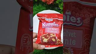 Kuppies Red Velvet BROWNIEyoutubeshorts 🍩😋 [upl. by Wurster]