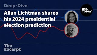 Allan Lichtman shares his 2024 presidential election prediction  The Excerpt [upl. by Auhel]