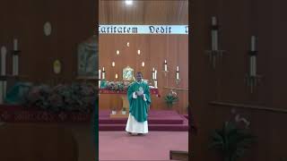 COURAGE BRIEF SUNDAY HOMILY 8TH AUG 23RD SUNDAY YEAR B [upl. by Sapphera277]