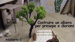 Realizzazione di un albero per diorami e presepi [upl. by Noiztneb562]