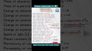 physical constants physics class12th physics physicaleducation physical mesurement [upl. by Faunie]