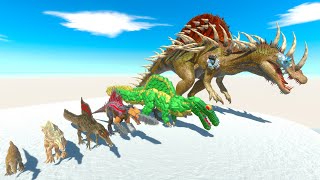 Spinosaurus Evolution  Animal Revolt Battle Simulator [upl. by Kinch]