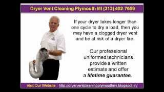 Dryer Vent Cleaning Plymouth MI [upl. by Accebar]