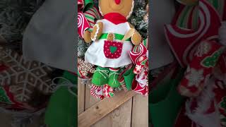 Christmas Gingerbread Chef Wreath perfect for a Kitchen from SweetAriaDecorcom [upl. by Aeiram350]